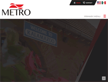 Tablet Screenshot of kmetro.com
